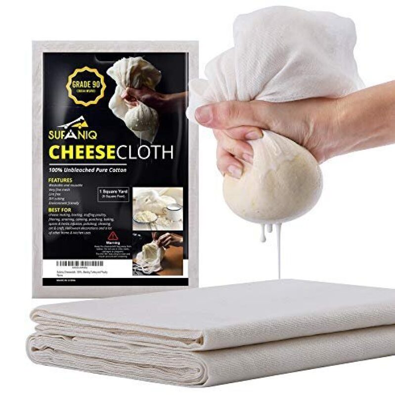 Pure Organic Cotton Cheesecloth - 9 Sq Ft, $4.49
