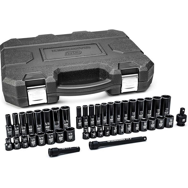 High-Quality GearWrench 3/8-inch Drive Impact Socket Set - 44pcs