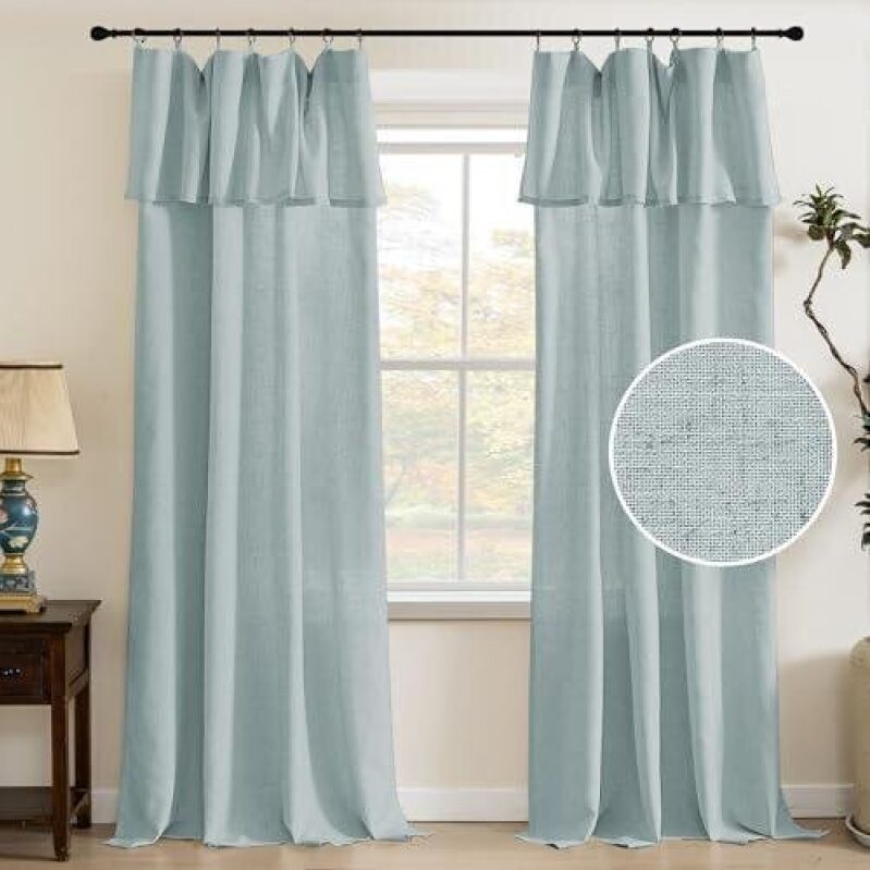 Elegant Linen Curtains for Bedroom and Living Room - 49% Off