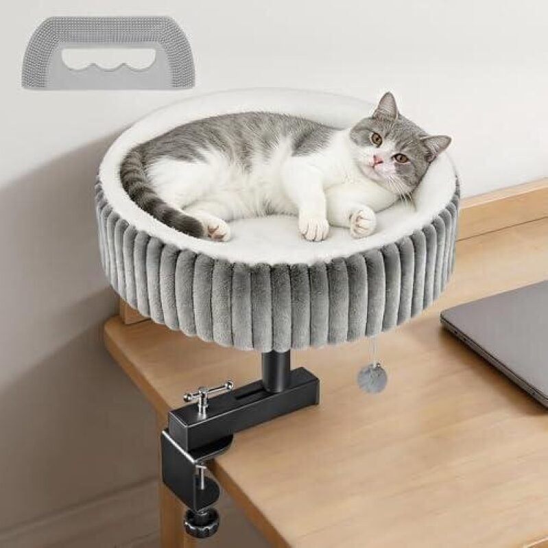 360° Rotating Cat Bed - 80 lbs Support, 58% Off
