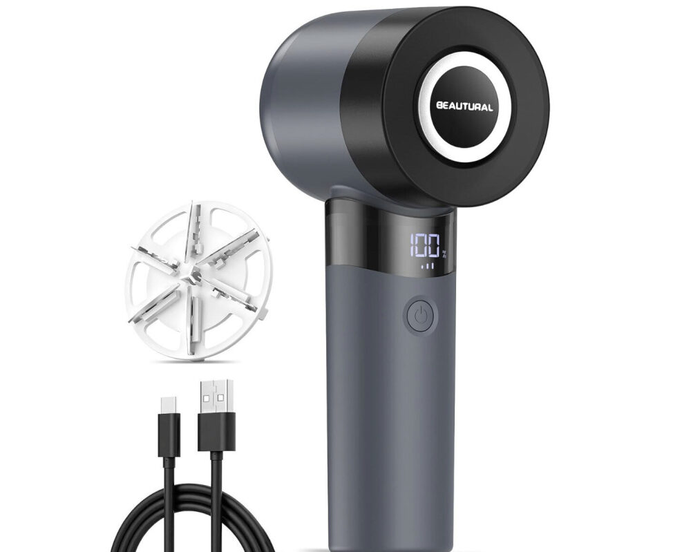 BEAUTURAL Electric Lint Roller: Premium 3-Speed Adjustable Lint Remover