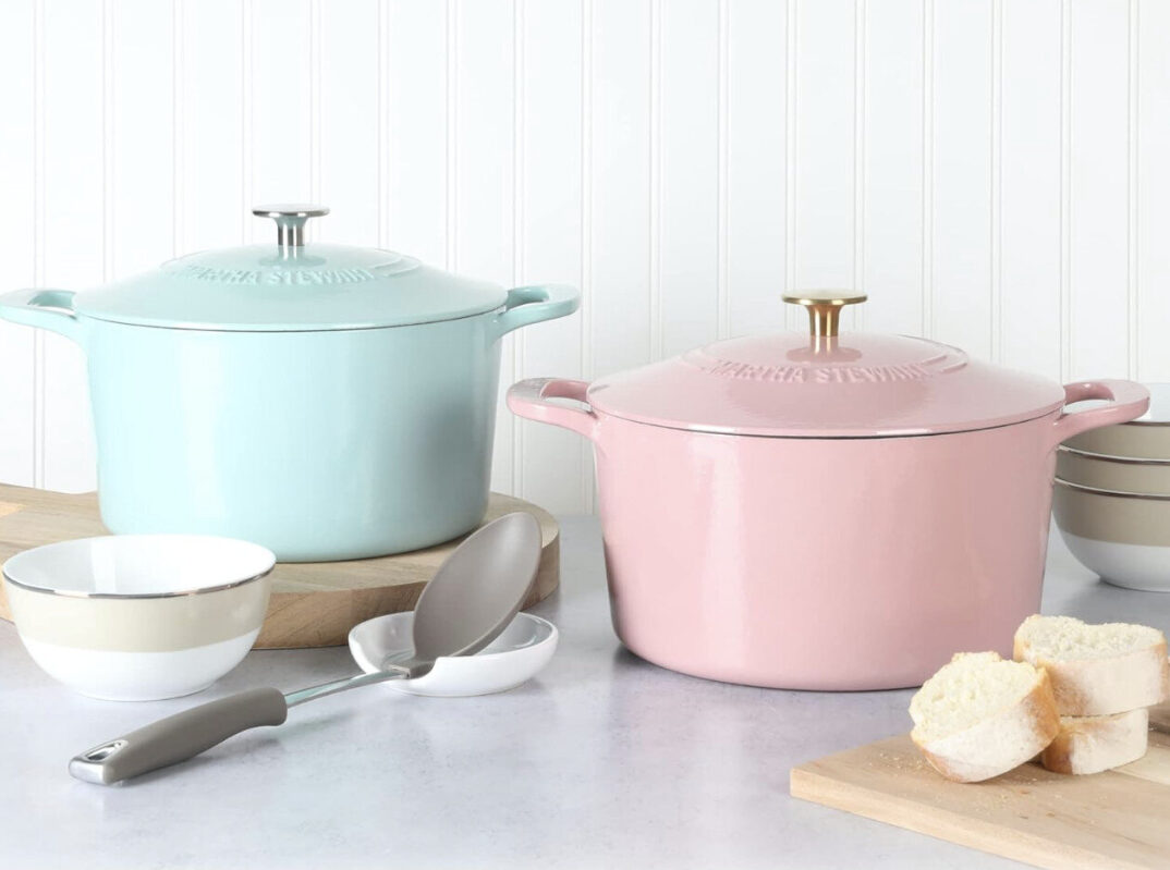 Martha Stewart Gatwick 7qt Enameled Cast Iron Pot - Prime Deal