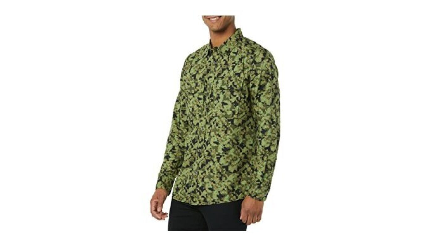 Amazon Essentials Men’s Camo Long-Sleeve Utility Shirt - Value & Style