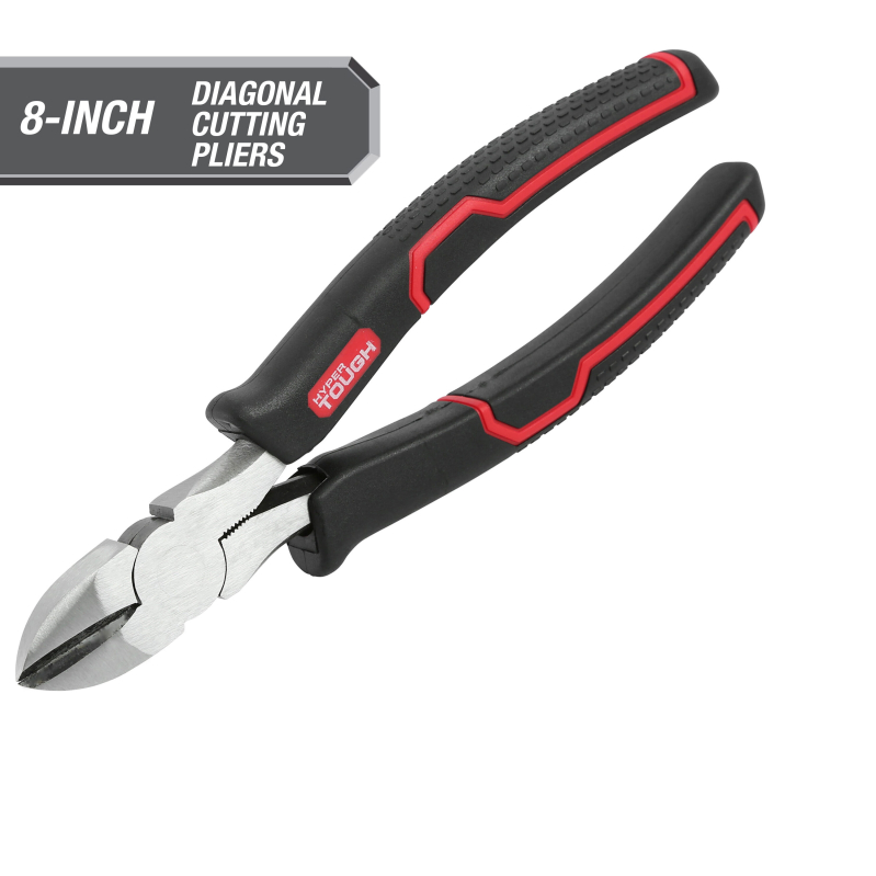 Hyper Tough 8-Inch Diagonal Cutting Pliers - Durable and Sharp