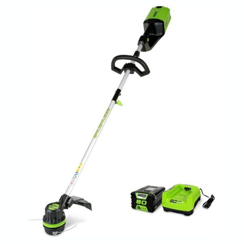 Greenworks 80V 16-in Brushless String Trimmer with Battery and Charger - Affordable Deal at Amazon