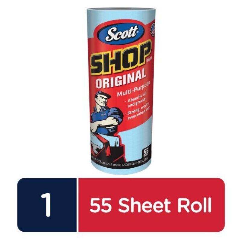 Kimberly-Clark Scott 55-count Shop Towels - Automotive Maintenance Essential