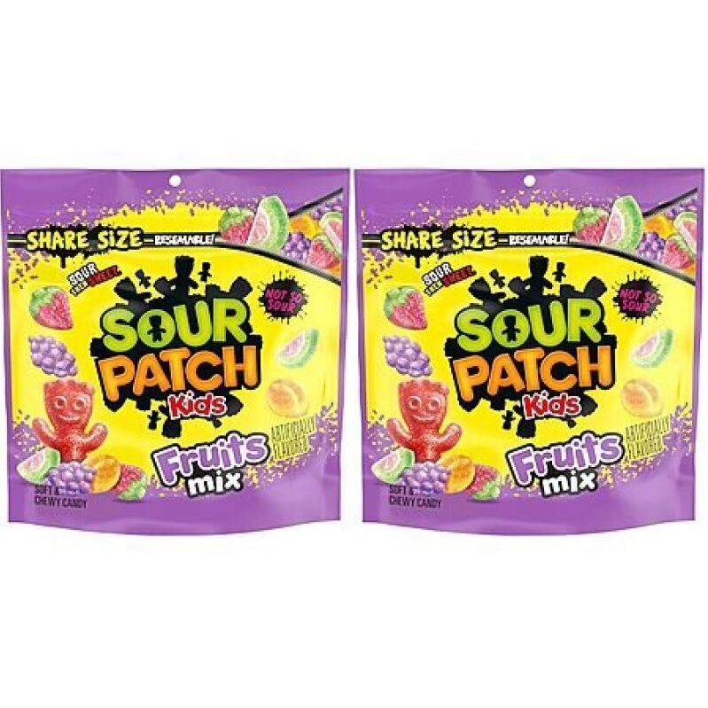 Sour Patch Kids Fruits Mix Soft & Chewy Candy 2-Pack - Great Deal