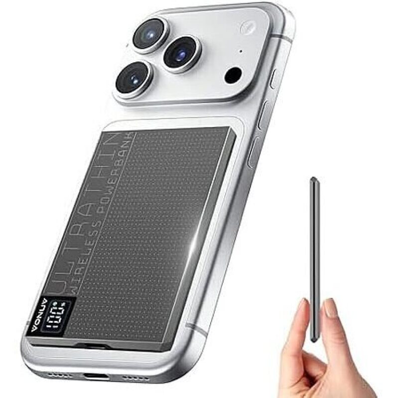 VONUV Ultra-Slim Magnetic Portable Charger - High-Capacity, Sleek Design