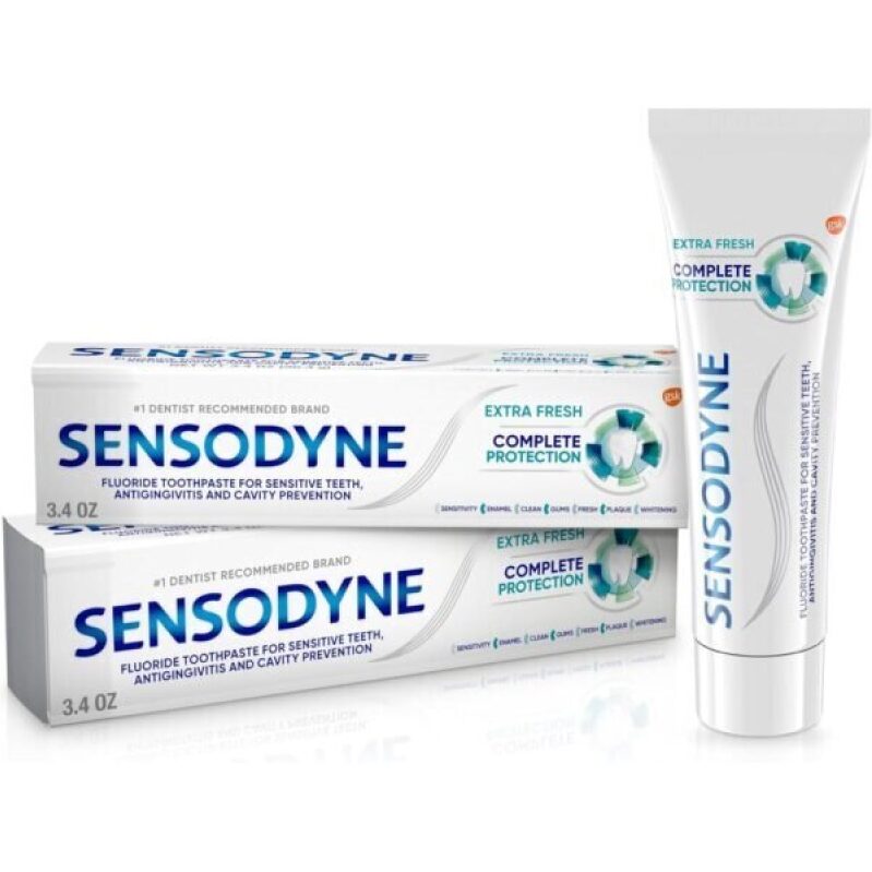 Sensodyne Complete Protection Toothpaste for Sensitive Teeth - 2 Pack