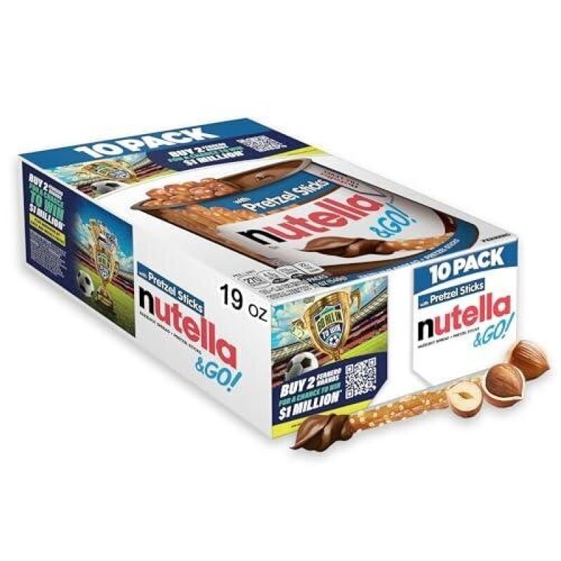 Nutella Pretzel Sticks - 10 Packs - 40% OFF