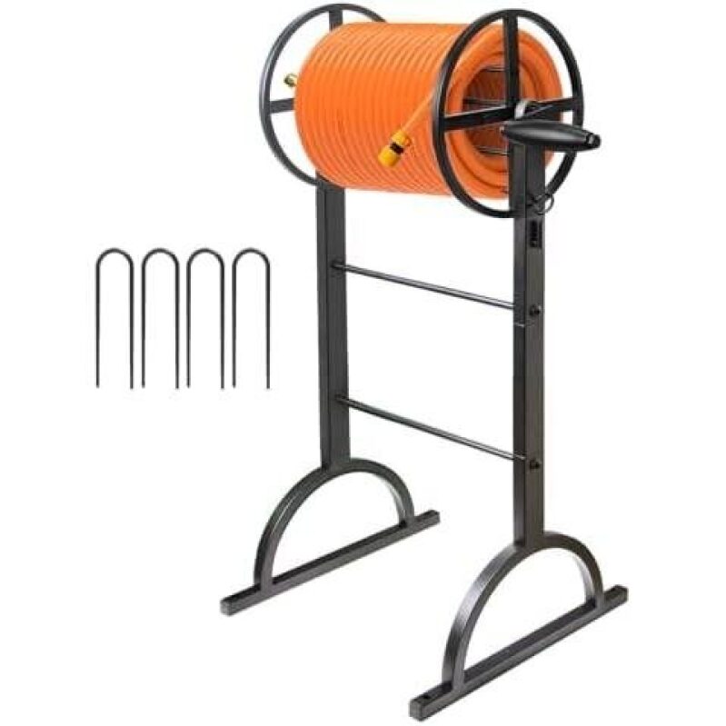 Heavy Duty Metal Garden Hose Reel - 150 ft, 50% OFF