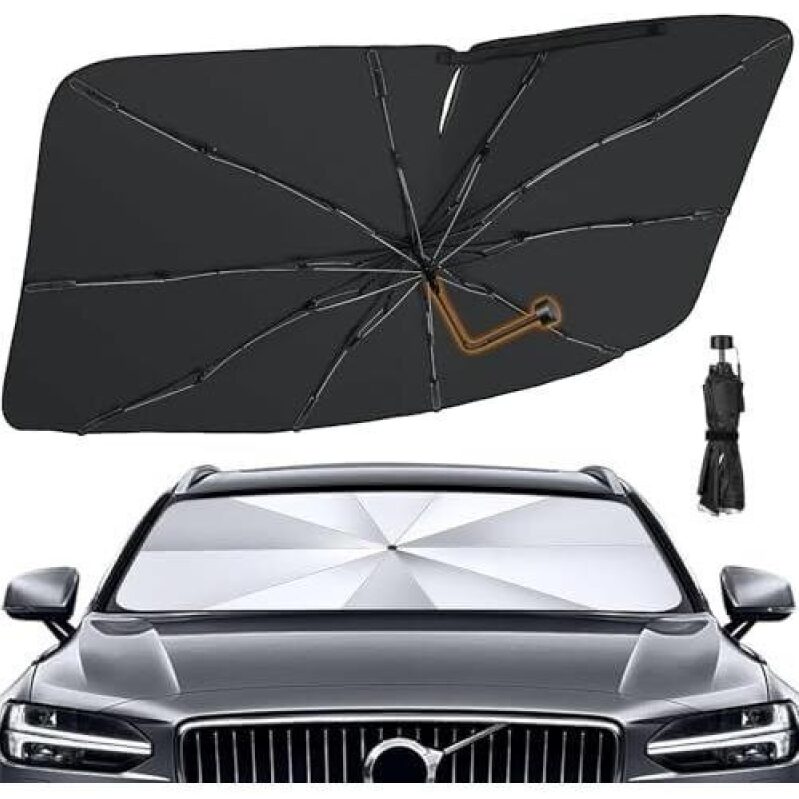 55x31 Inch Foldable Car Sunshade - 50% Discount