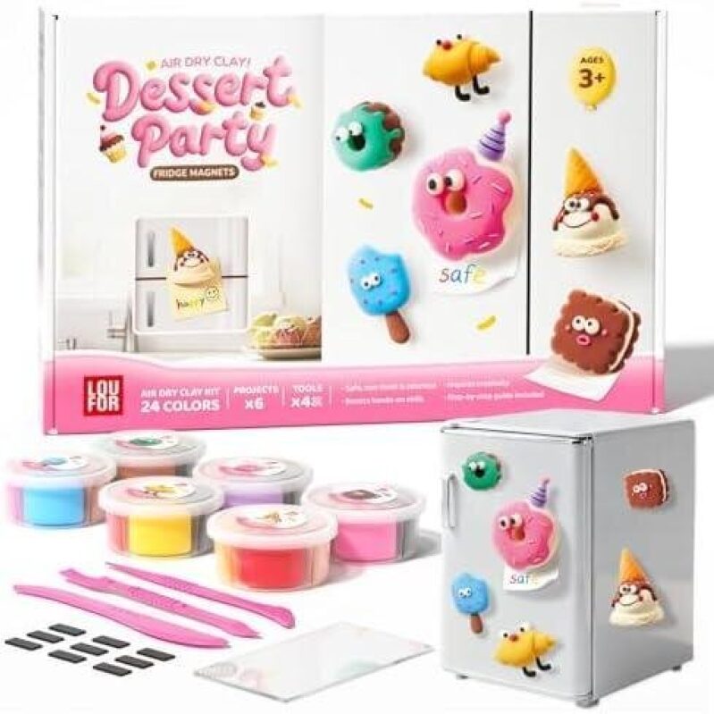 40% OFF Air Dry Clay Dessert Party Kit - Perfect for Kids' Creativity