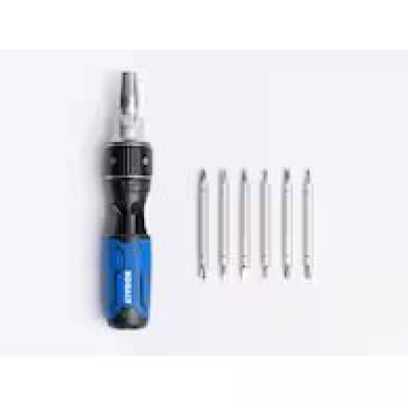 Kobalt 12-in-1 Double Drive 7pc 3-1/2in Ratcheting Multi-Bit Screwdriver Set