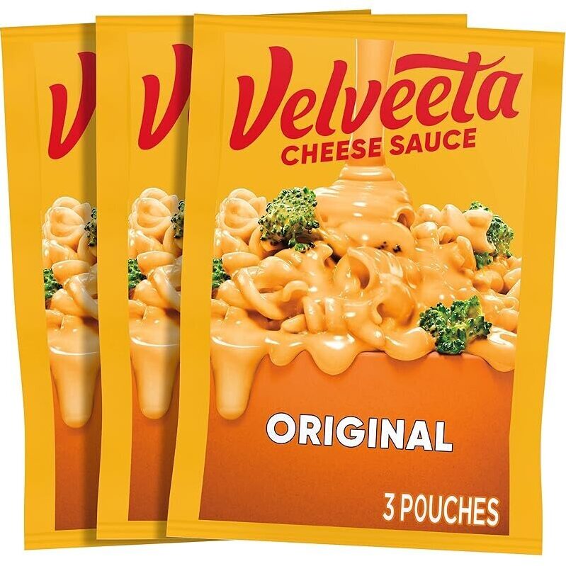 Indulge in Creamy Goodness with Velveeta Original Cheese Sauce Pouches