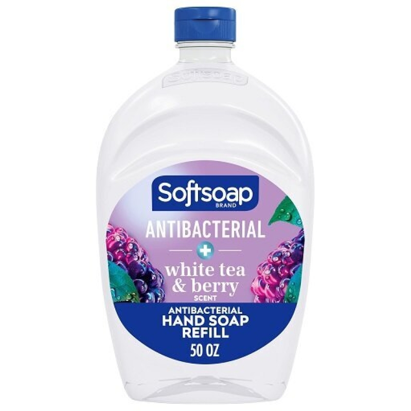 Softsoap Antibacterial Hand Soap - White Tea & Berry Scent, 50 oz