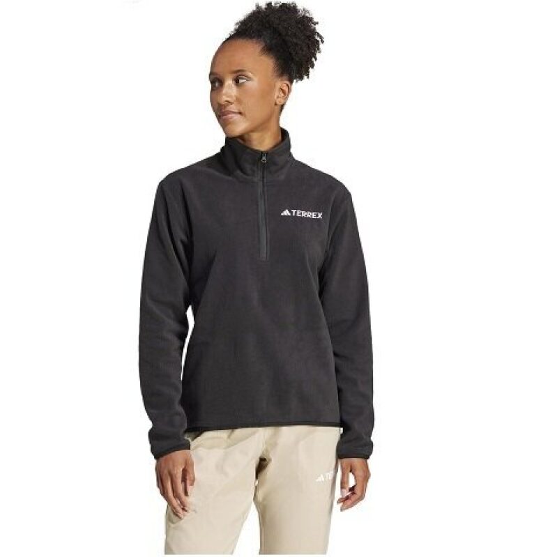 adidas Terrex Women's Half-Zip Fleece Jacket - Perfect for Outdoor Activities