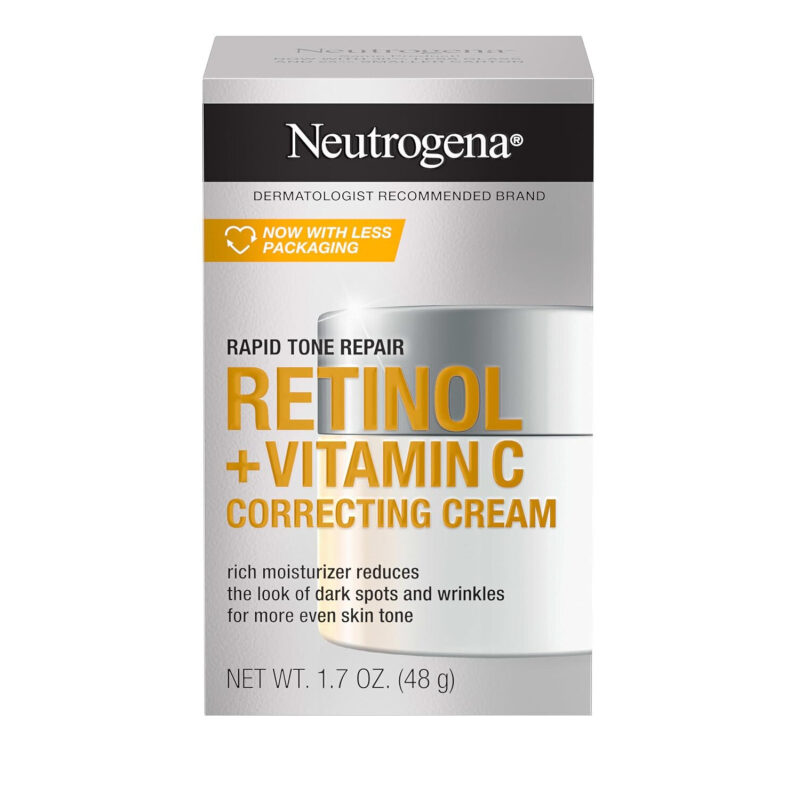 Neutrogena Rapid Tone Repair Vitamin C Retinol Cream - Brighten and Smooth Skin
