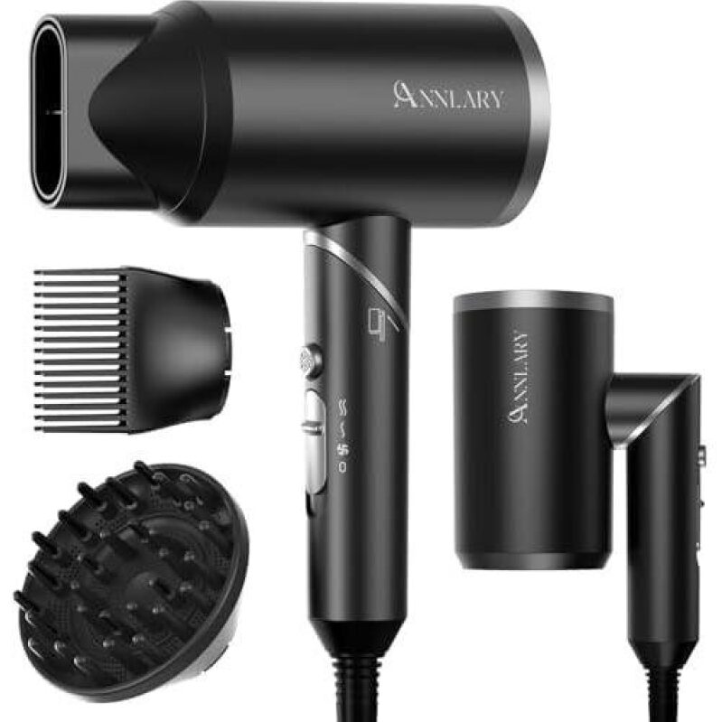 Powerful 1800W Portable Hair Dryer with 6.5ft Cord - 41% Discount