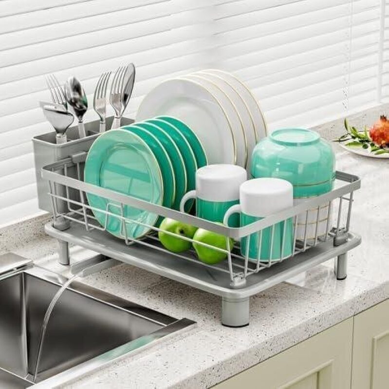 Stainless Steel Dish Drainer with Draining Rack - 50% OFF