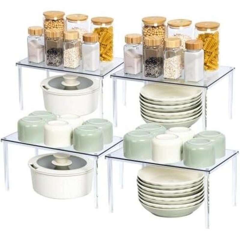 Acrylic Spice Rack Set - 4 Pieces - 50% Discount