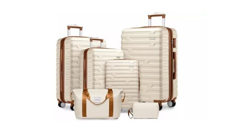 Expandable Six-Piece Luggage Set for Every Trip