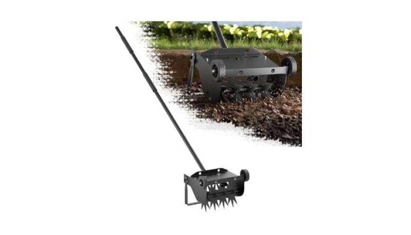 2-in-1 Garden Weeder and Crumbler Soil Hand Tiller - High-Performance Gardening Tool