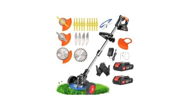 Powerful 21V Cordless Weed Wacker - Efficient Lawn Care