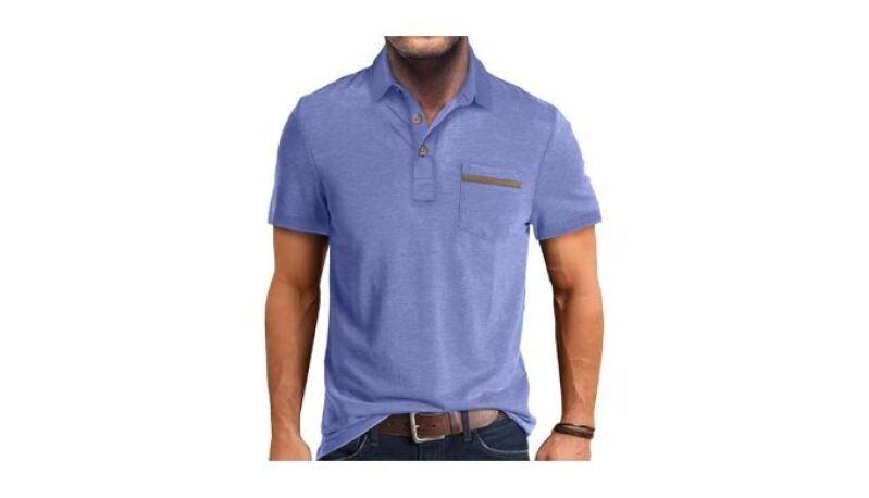 Classic Crystal Blue Polo Shirt - Perfect for Summer