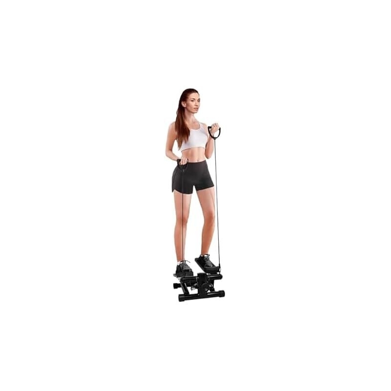 Signature Fitness Pre-Assembled Adjustable Mini Stepper - Ideal for Home Workouts