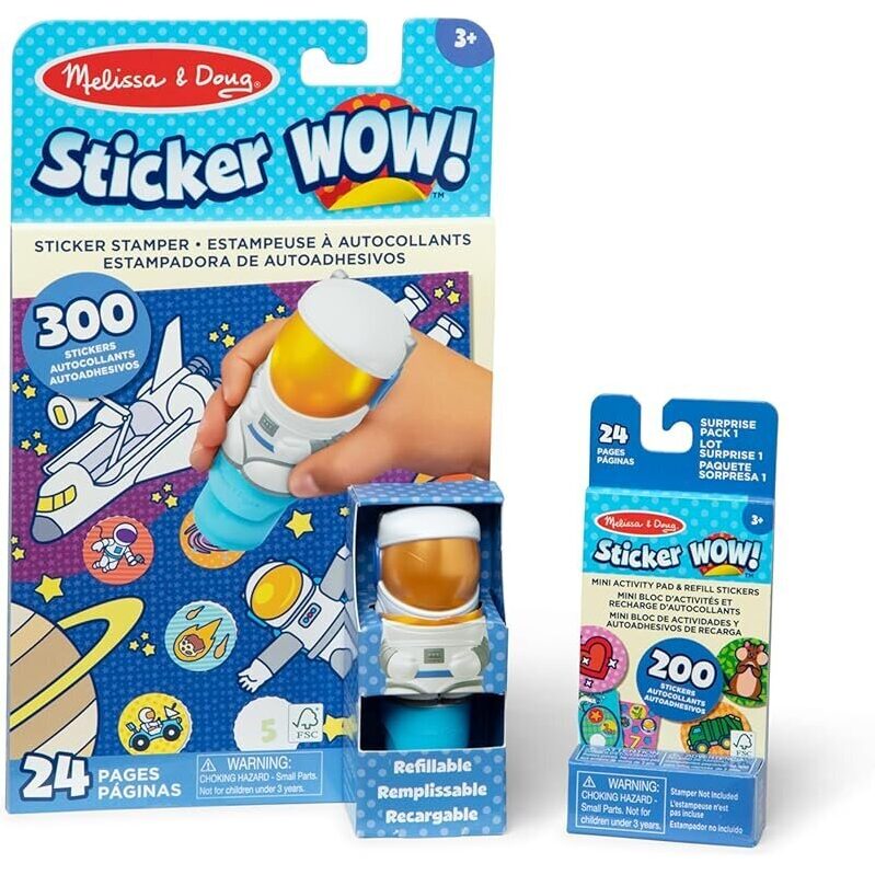 Melissa & Doug Sticker Wow Astronaut Bundle - Space-Themed Stickers