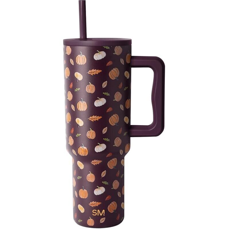 Simple Modern Halloween 40oz Trek Tumbler w/Handle & Straw Lid