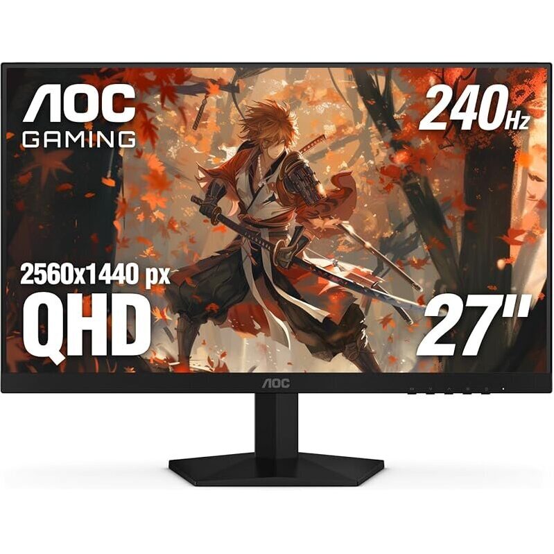 AOC Gaming Q27G41ZE 27-inch QHD IPS Gaming Monitor - High Performance, Competitive Gaming