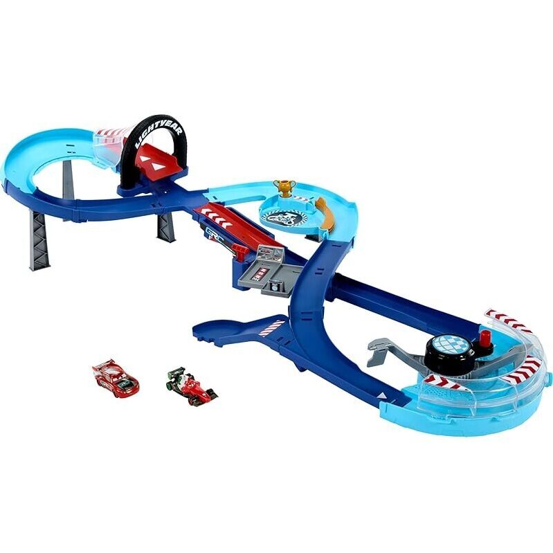 Disney and Pixar Cars Playset with 2 Toy Cars - Ultimate Racing Fun!