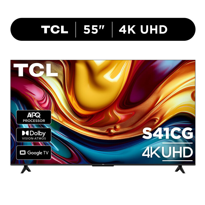 TCL 55S41CG 55-inch 4K UHD LED Smart Google TV - A Smart Investment for Future-Proof Entertainment