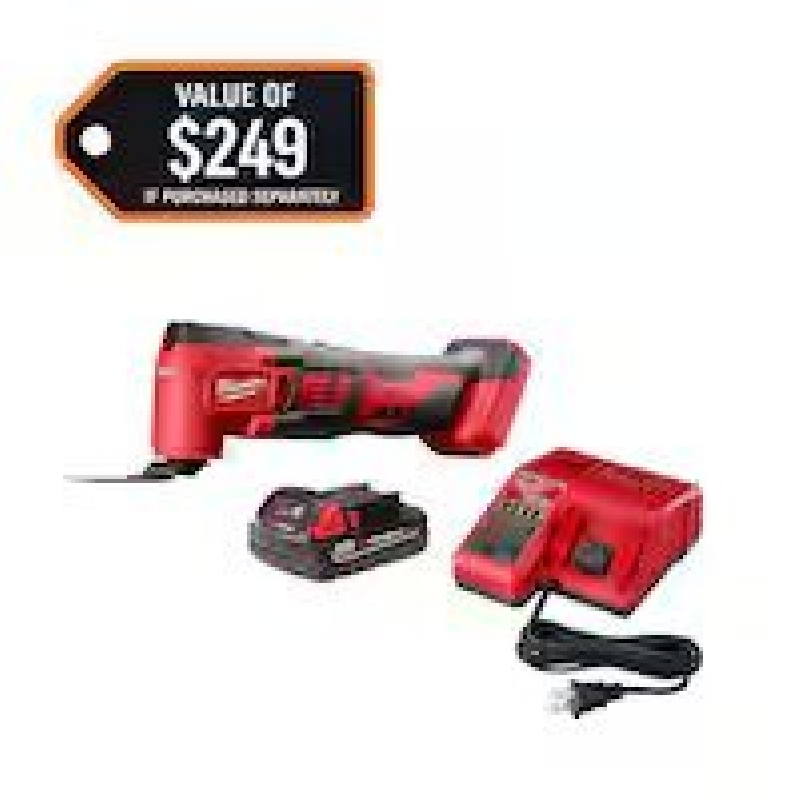 Milwaukee M18 18V Li-Ion Cordless Oscillating Multi-Tool Kit - High Efficiency & Value