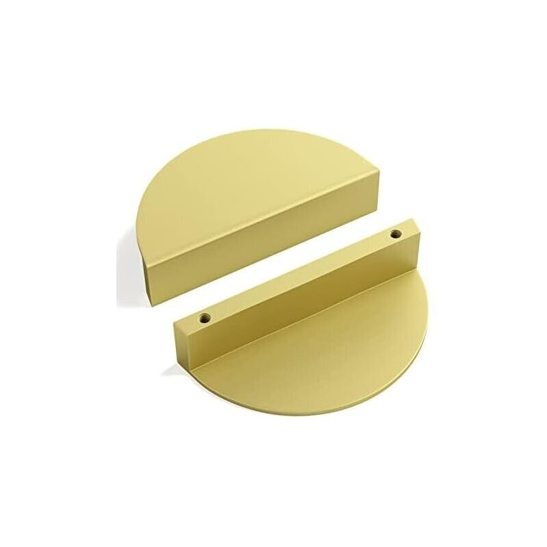 10-Pack Goldenwarm Half Moon Gold Cabinet Pulls - Elegant and Functional Home Decor