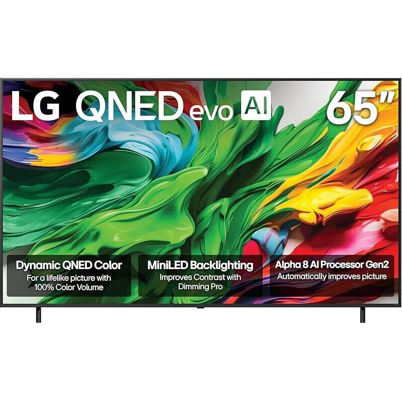 LG 65QNED85AUA 65-inch Mini LED 4K Smart TV w/AI Picture