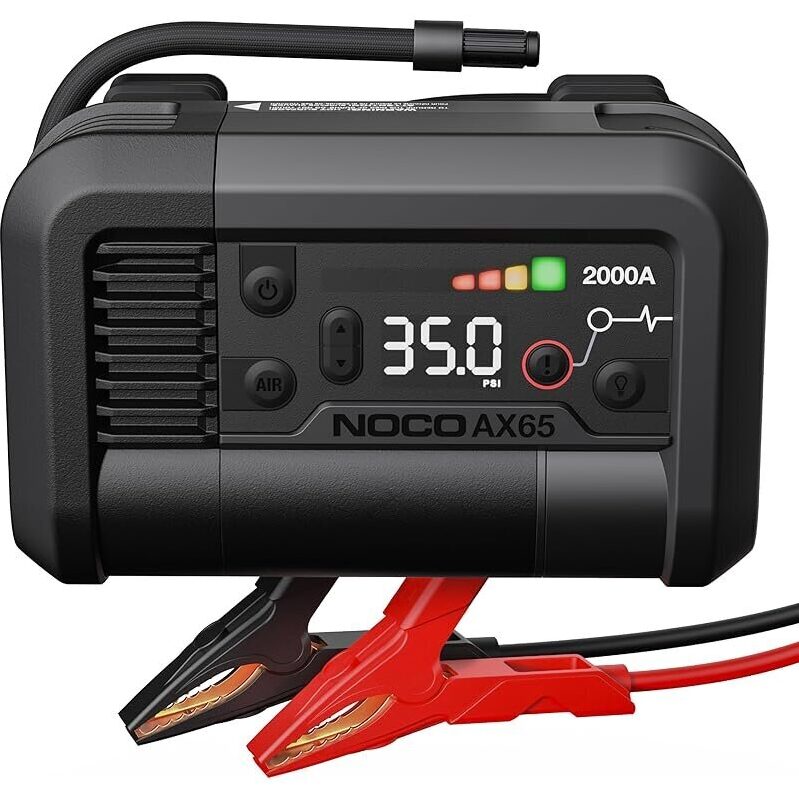 Noco Boost+Air AX65: 2000A Jump Starter w/Air Compressor Tire Inflator