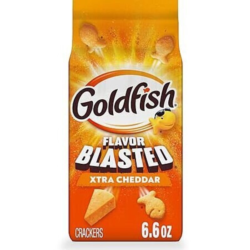 16 x 6.6-Oz Goldfish Baked Snack Crackers (Flavor Blasted Xtra Cheddar) - Deal Alert