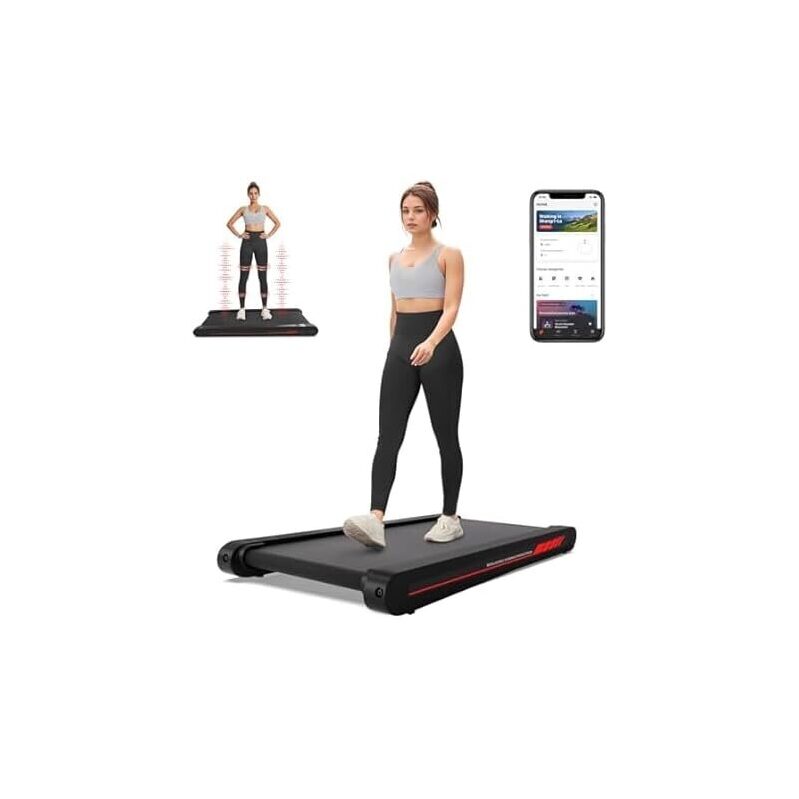 3 in 1 Under Desk Walking Treadmill Pad with APP - Silent, Durable, Efficient