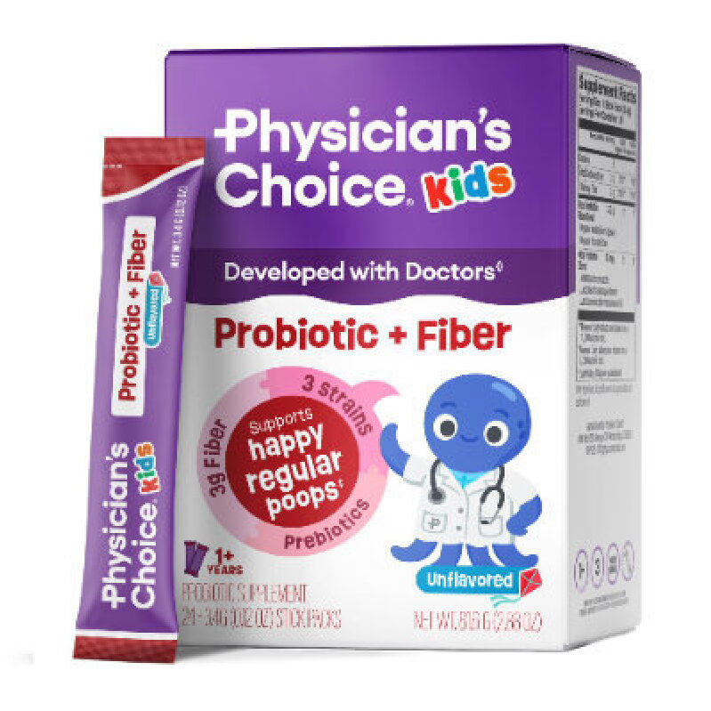 Physician's Choice Kids Probiotic + Fiber - Supports Healthy Digestion