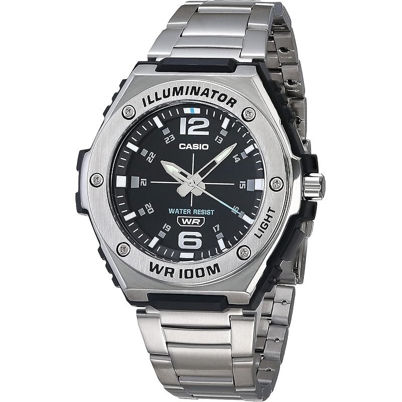 Casio MWA100H Series Men’s Analog Watch with LED Illuminator Backlight