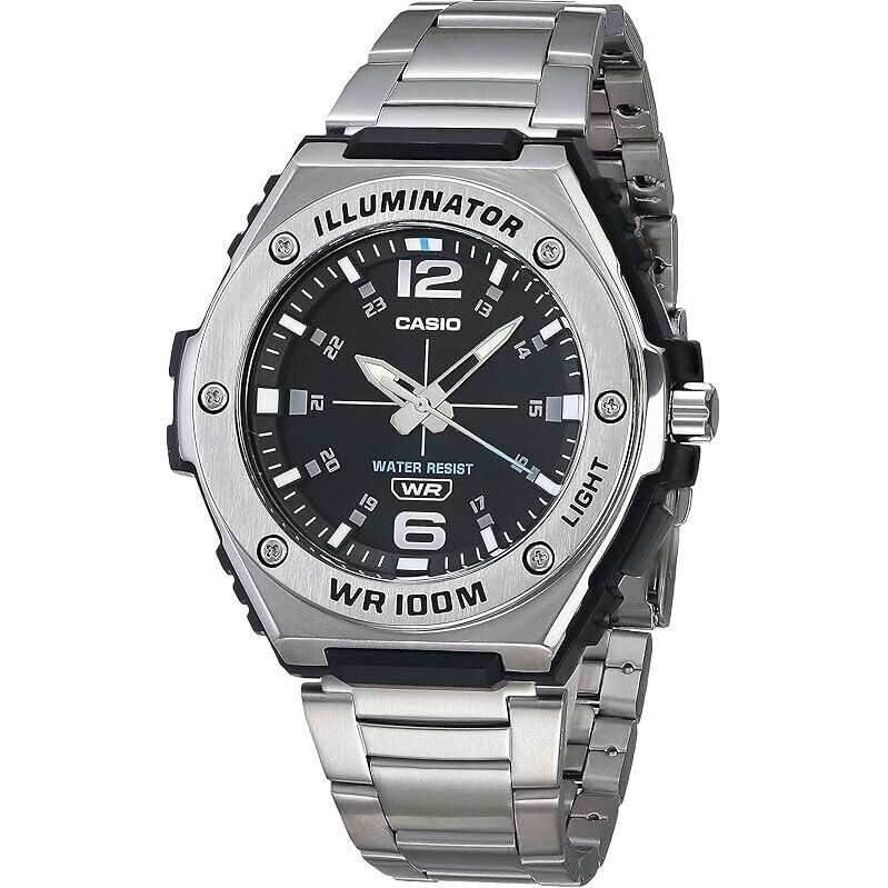 Casio MWA100H Series Men’s Analog Watch with LED Illuminator Backlight