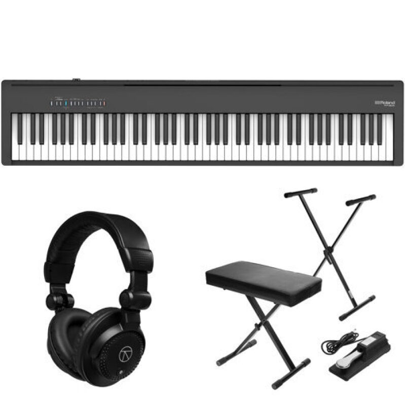 Roland FP-30X Portable Digital Piano Bundle with Accessories