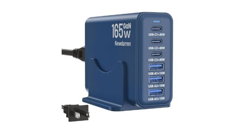 Ultra-Fast 6-Port Charging Station - Efficiently Charge Multiple Devices Simultaneously