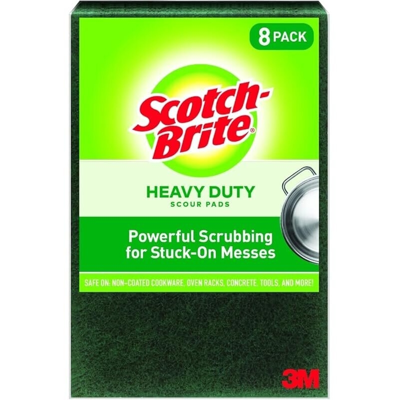 Scotch-Brite Heavy Duty Scouring Pads - 8-Pack