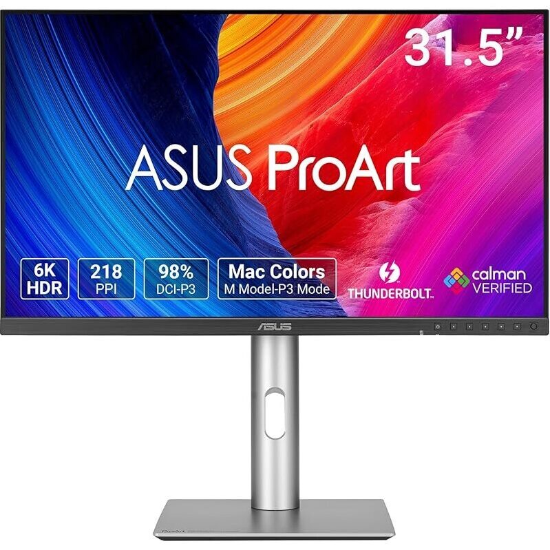 ASUS ProArt 32-inch 6K Monitor - Premium Professional Display