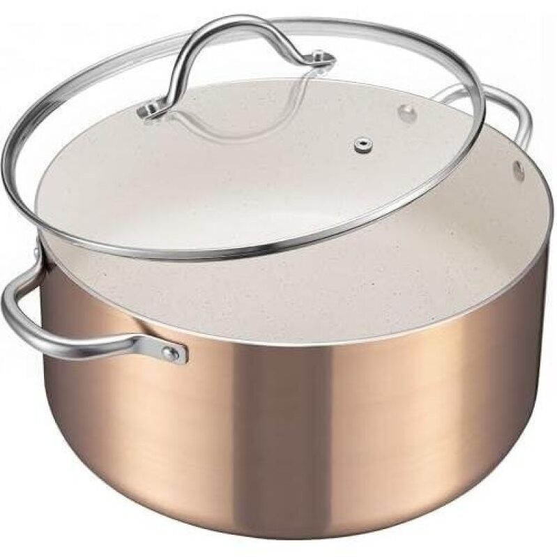 8-Quart Non-Toxic, Non-Stick All-Purpose Cooking Pot with Lid - 37% Off
