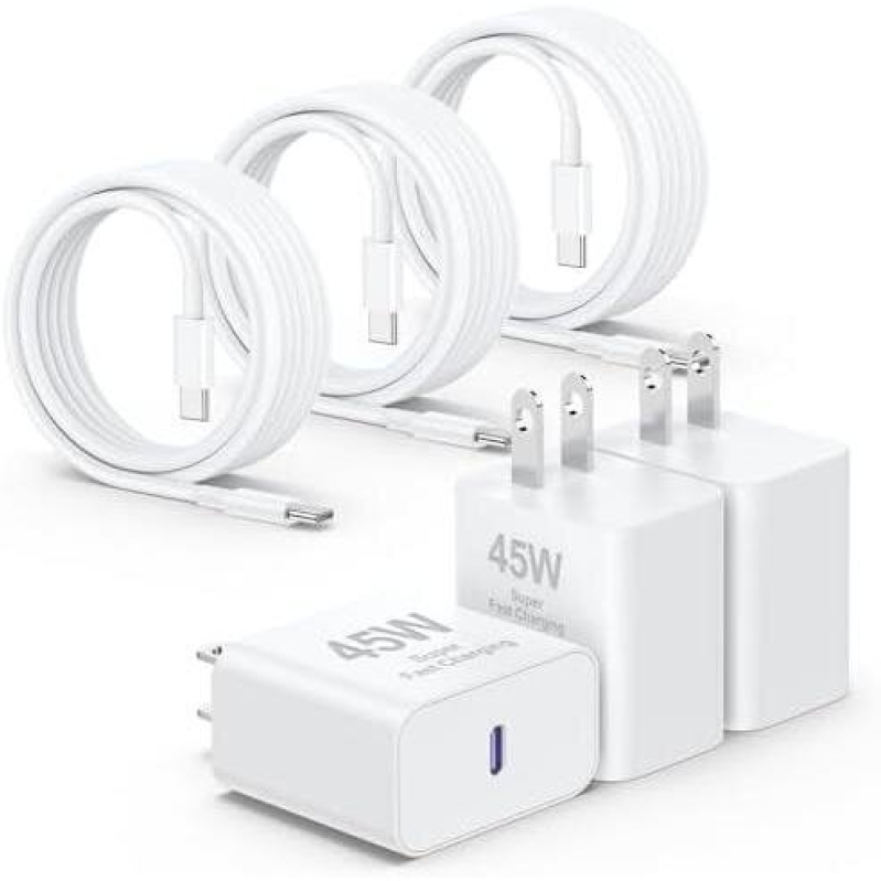 45W iPhone 17 Air 16 15 Pro Max Charger Fast Charging - 6FT/10FT 50% OFF